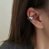 Vintage Clip Silver Piercing Fake Fashion Ear Cuff Earring
